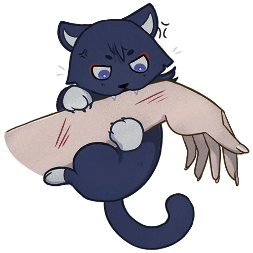 🩸 Стикер «scara buki meow» для Telegram