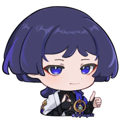 💙 Стикер «Скараняняня [авт ]» для Telegram