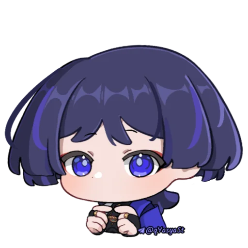 💙 Стикер «Скараняняня [авт ]» для Telegram