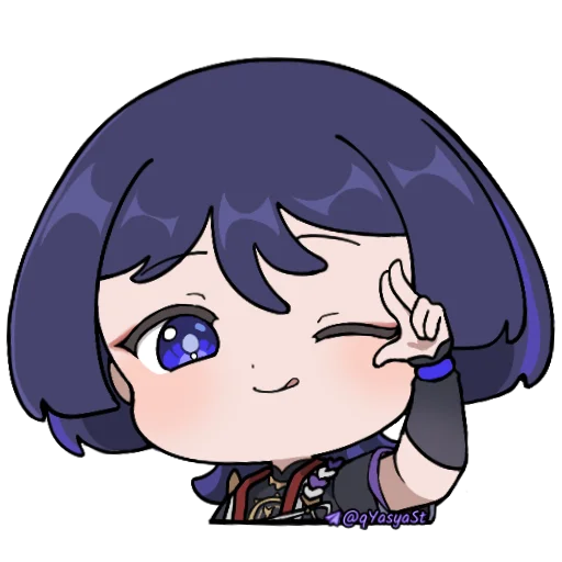 💜 Стикер «Скараняняня [авт ]» для Telegram