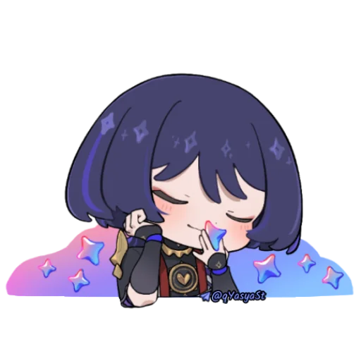 💜 Стикер «Скараняняня [авт ]» для Telegram