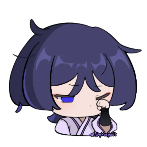 💜 Стикер «Скараняняня [авт ]» для Telegram