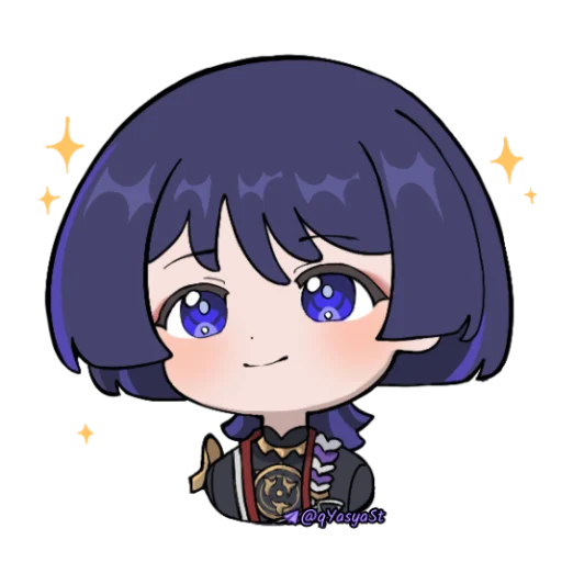 💜 Стикер «Скараняняня [авт ]» для Telegram