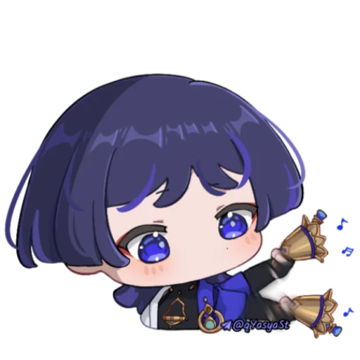 💙 Стикер «Скараняняня [авт ]» для Telegram