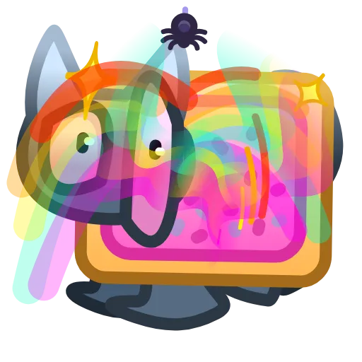 💎 Стикер «Scared Cat» для Telegram