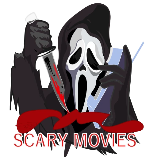 😡 Стикер «Scare movie» для Telegram