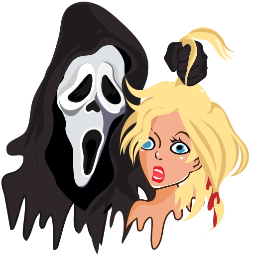 😂 Стикер «Scare movie» для Telegram