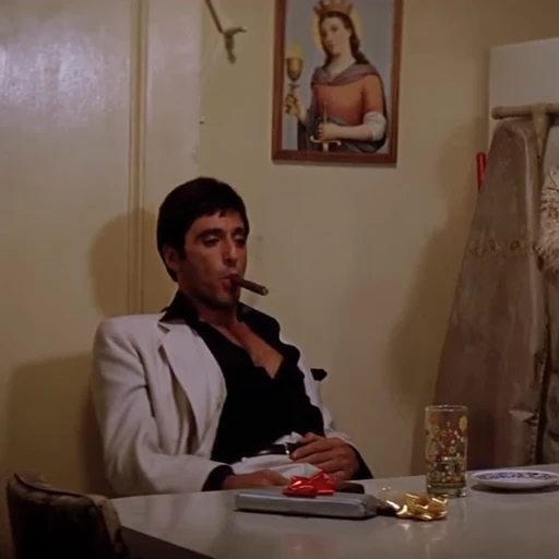 🇨🇺 Стикер «Scarface» для Telegram