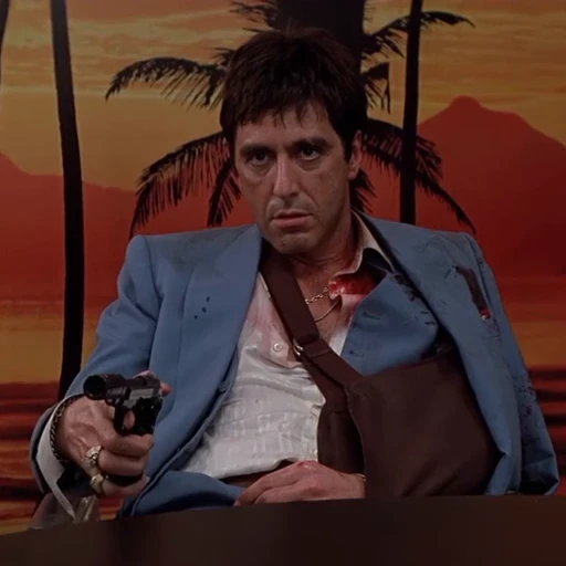 🇨🇺 Стикер «Scarface» для Telegram