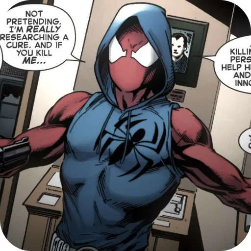 🕷 Стикер «Scarlet Spider» для Telegram