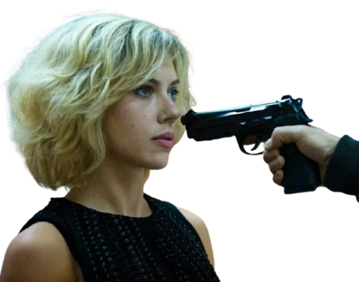 🔫 Стикер «Scarlett Johansson» для Telegram