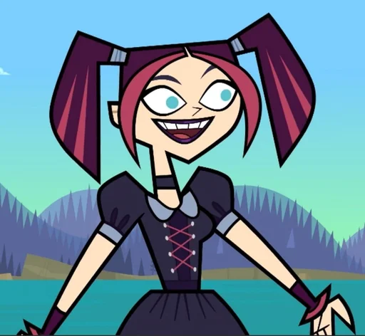 🦩 Стикер «Lauren Scary girl» для Telegram