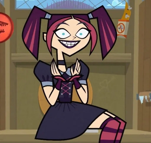 🦩 Стикер «Lauren Scary girl» для Telegram