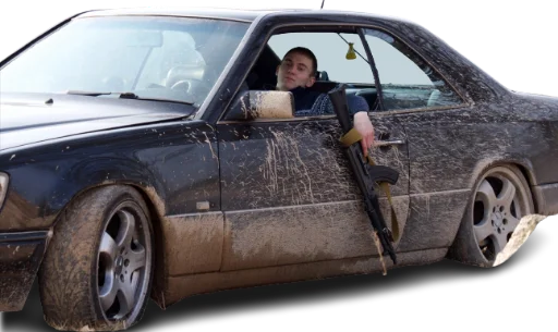 🔫 Стикер «suicidemercedes» для Telegram