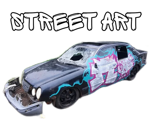 🖍 Стикер «suicidemercedes» для Telegram