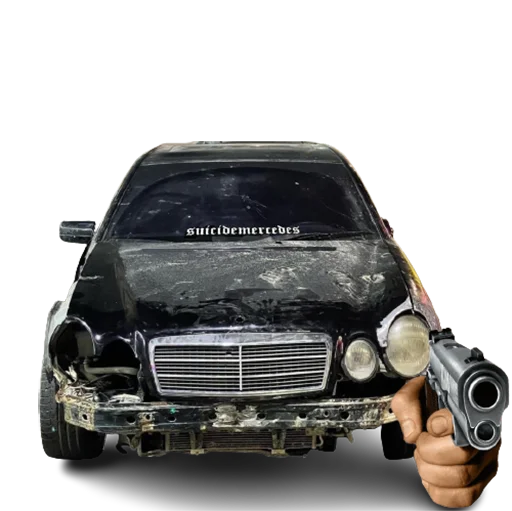 🔫 Стикер «suicidemercedes» для Telegram
