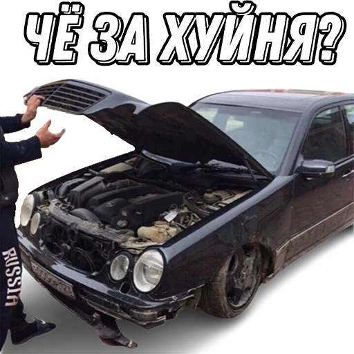 🦽 Стикер «suicidemercedes» для Telegram