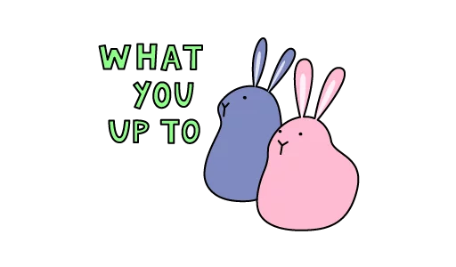 🐰 Стикер «Ghost World» для Telegram