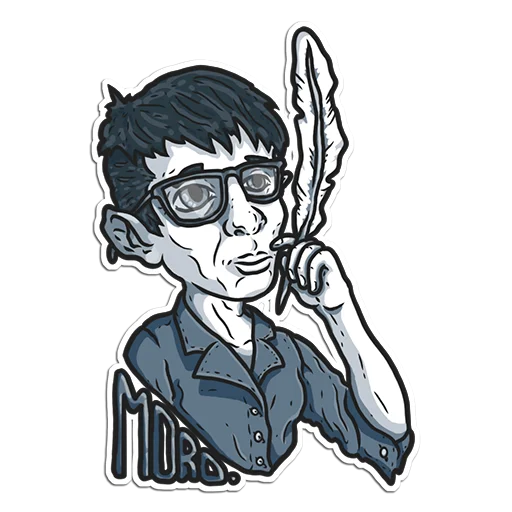 🧐 Стикер «ScherbaCross» для Telegram
