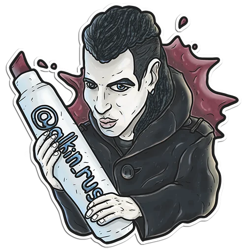 ✍ Стикер «ScherbaCross» для Telegram
