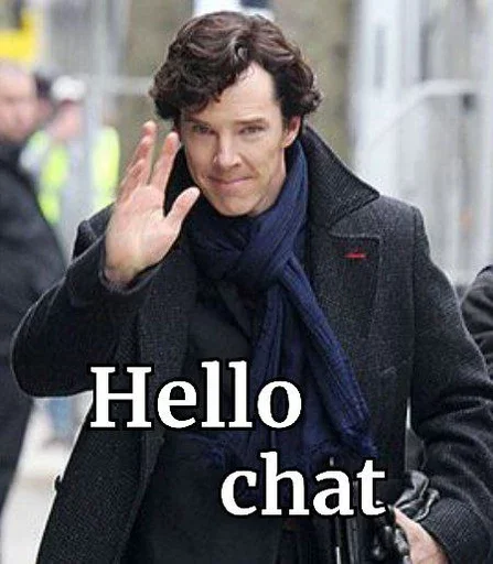 👋 Стикер «Sherlock» для Telegram