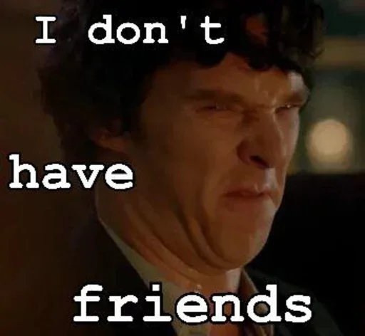 😖 Стикер «Sherlock» для Telegram