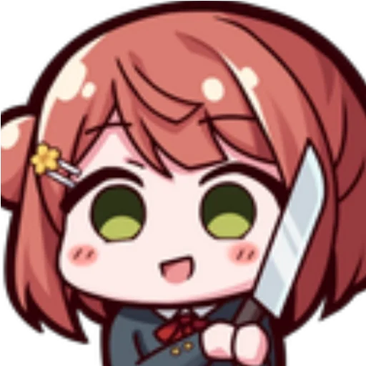 🔪 Стикер «School Idol Hell» для Telegram