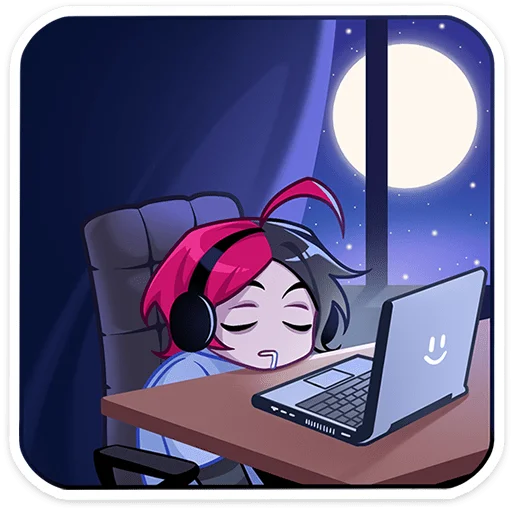 😴 Стикер «Школьник Чич без надписей» для Telegram