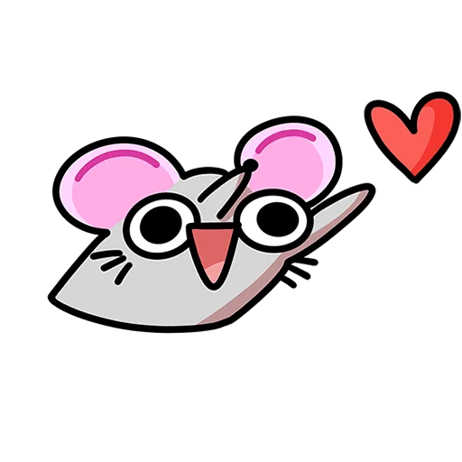 😘 Стикер «Школьный Крысюк Без Текста» для Telegram