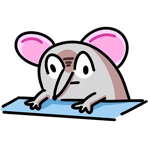 👨‍💻 Стикер «Школьный Крысюк Без Текста» для Telegram