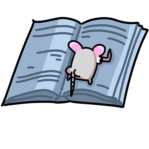 📖 Стикер «Школьный Крысюк Без Текста» для Telegram