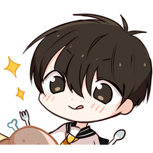 😋 Стикер «Школьная парочка» для Telegram