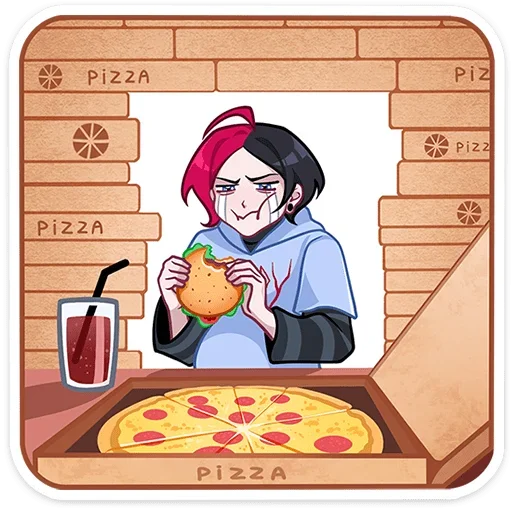 🍕 Стикер «Школьник Чич Без Текста» для Telegram