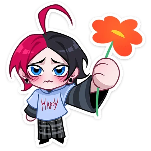 🌺 Стикер «Школьник Чич Без Текста» для Telegram