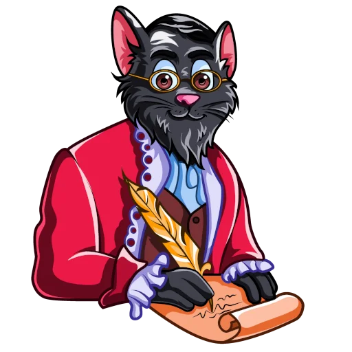 Стикерпак Наука для котиков - Учёные для Telegram