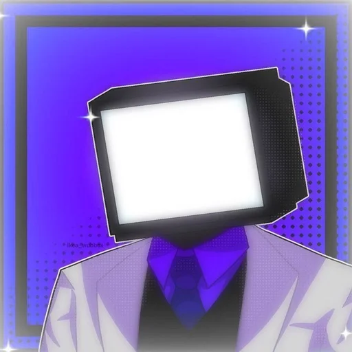 🤍 Стикер «scientist tv man / skibidi toilet» для Telegram