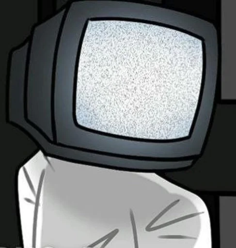 🤍 Стикер «scientist tv man / skibidi toilet» для Telegram