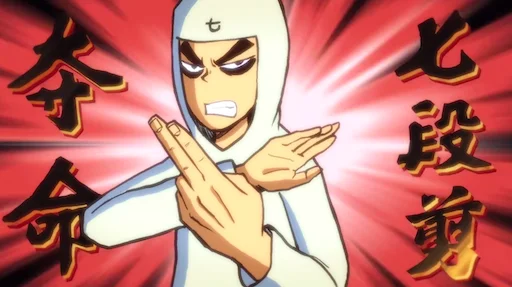 🙌 Стикер «Scissor Seven (Ci Ke Wu Liu Qi)» для Telegram