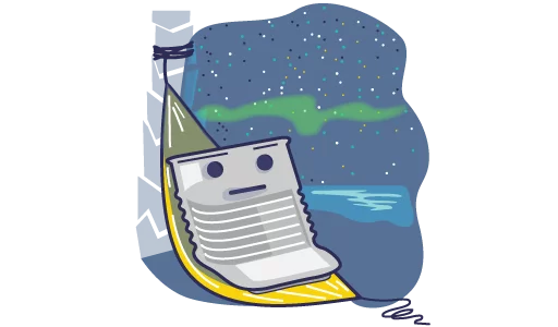 🌌 Стикер «Lost n Found» для Telegram