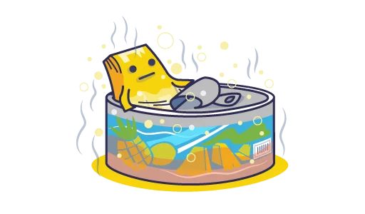 🍱 Стикер «Lost n Found» для Telegram