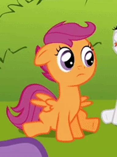😶 Стикер «Scootaloo» для Telegram
