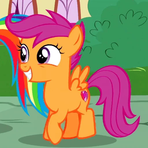 😁 Стикер «Scootaloo» для Telegram