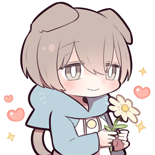 🌷 Стикер «Шотландский котенок» для Telegram