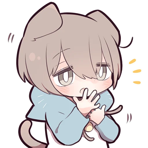 🤭 Стикер «Шотландский котенок» для Telegram