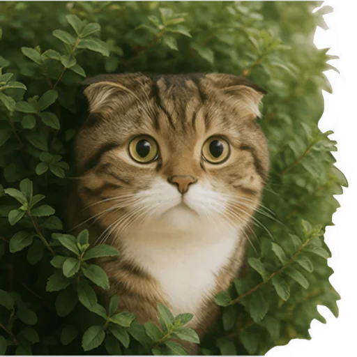 🥷 Стикер «Шотландский кот» для Telegram