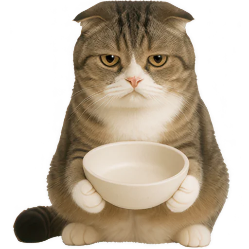 😋 Стикер «Шотландский кот» для Telegram