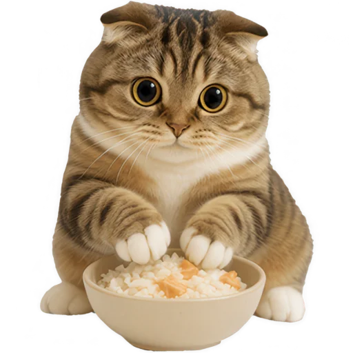 🍛 Стикер «Шотландский кот» для Telegram