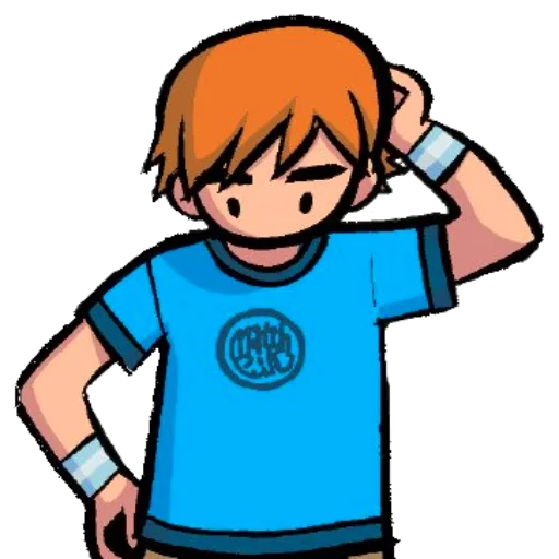 🤔 Стикер «Scott and Ramona» для Telegram