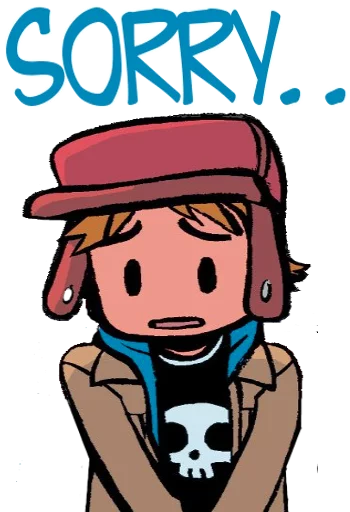 😞 Стикер «Scott and Ramona» для Telegram