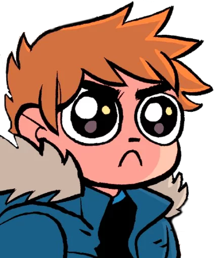 🙁 Стикер «Scott and Ramona» для Telegram